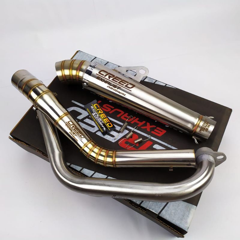 Creed exhaust pipe RAIDER Carb / fi SNIPER 135/150 RS 150 open pipe