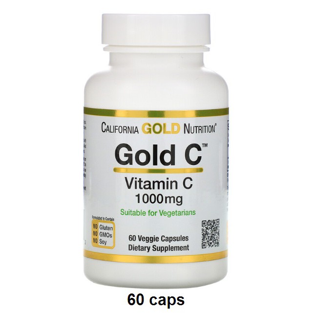 California Gold Nutrition, Gold C, Vitamin C, 1,000 mg, 240 Veggie Capsules  | Shopee Singapore