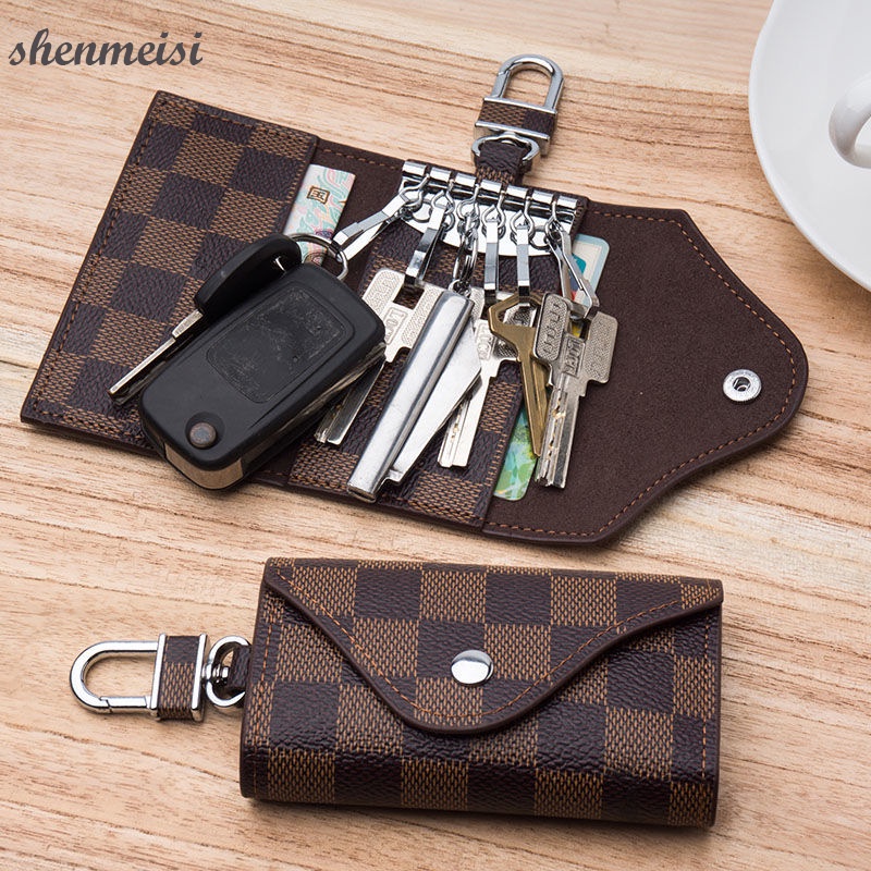 Classic Leather Key Pouch Key Holder Key Case Keys Organizer Shopee