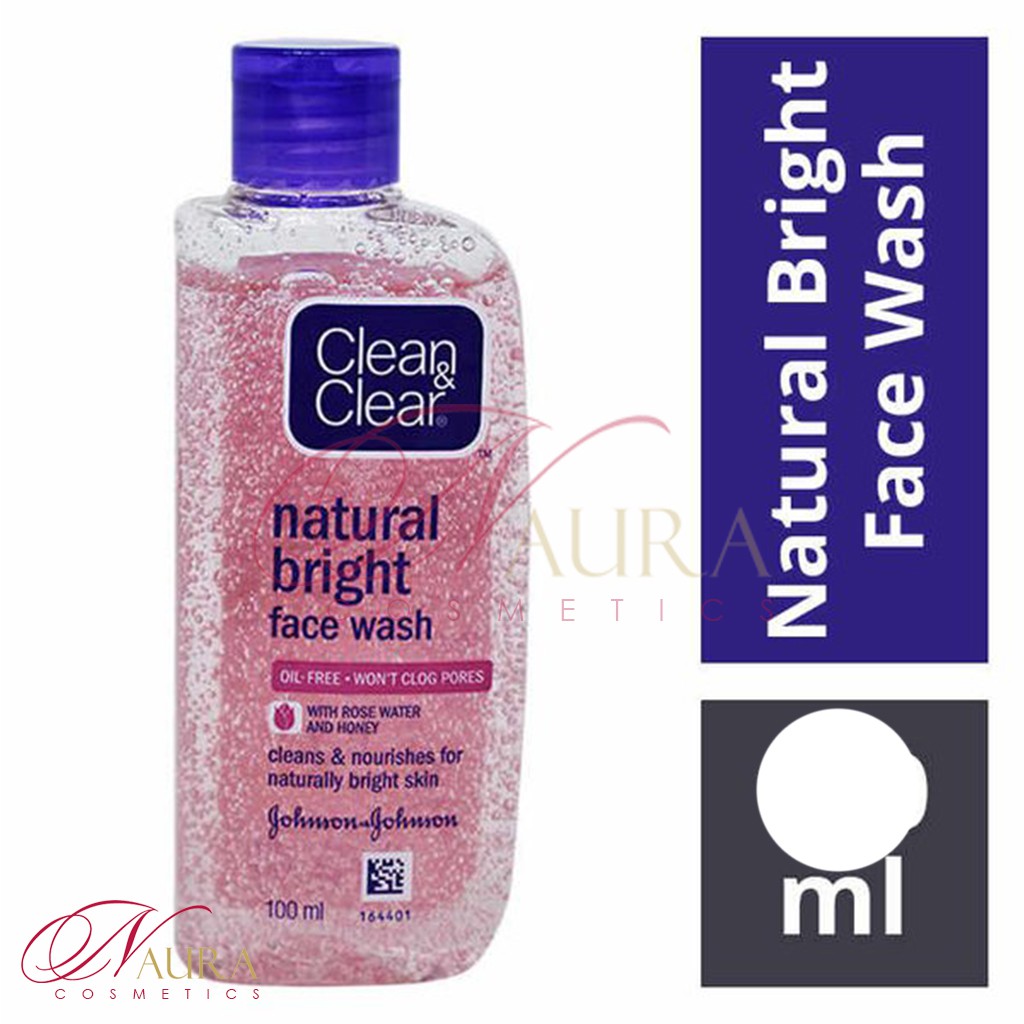 clean and clear rose face wash