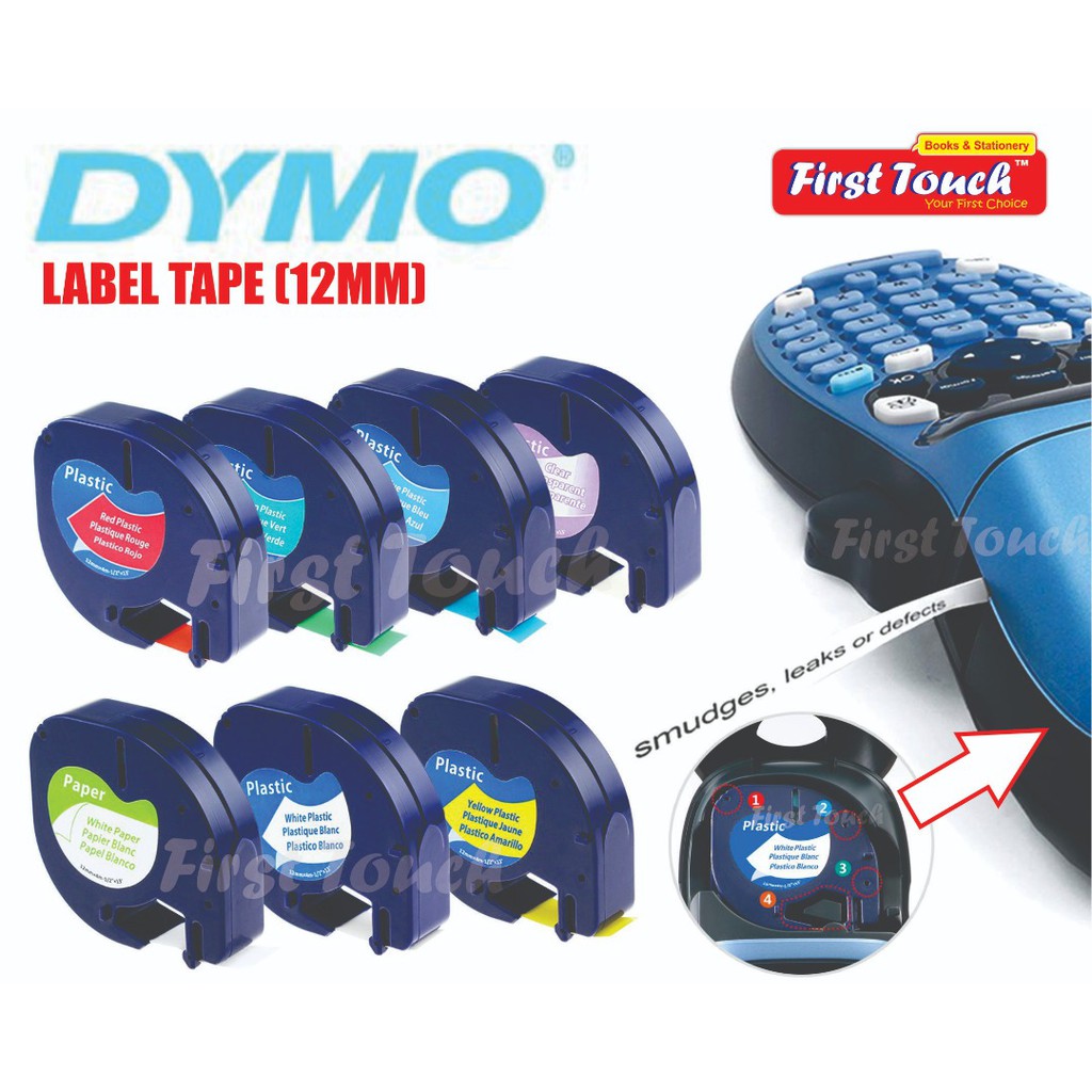 dymo label maker plastic tape