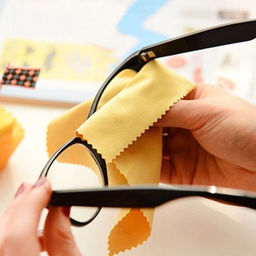 10X Microfiber Phone Screen Camera Lens Glasses Square Cleaner Cleaning Cloth