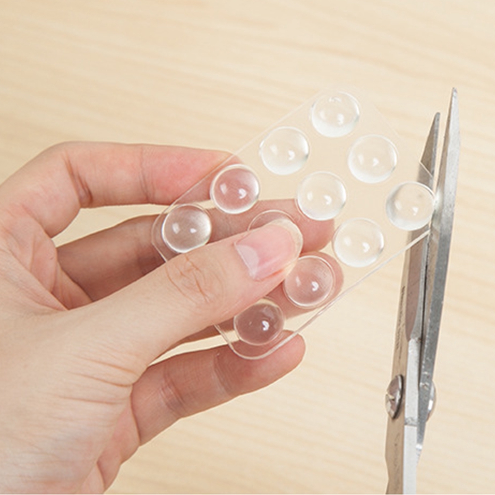 24pcs Rubber Transparent Anti Collision Pad Muffling Bumper