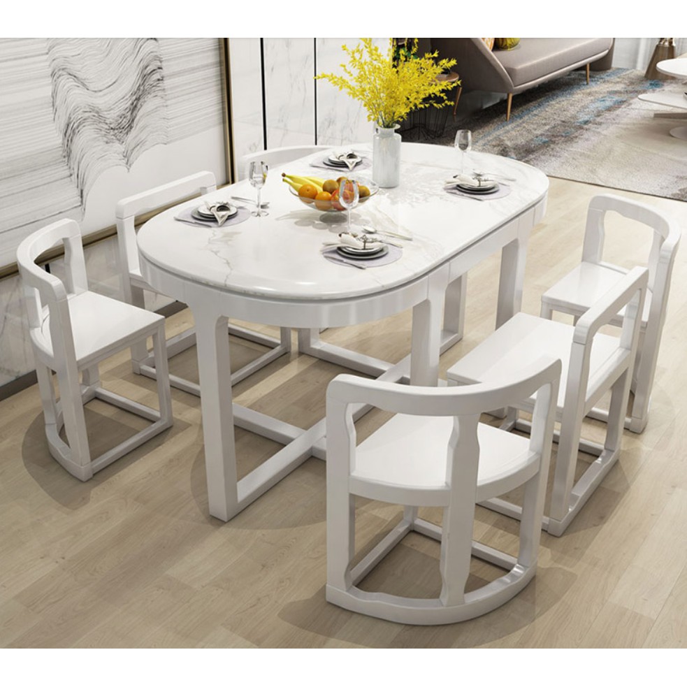 Space Saver Dining Table For 6 - bmp-nation