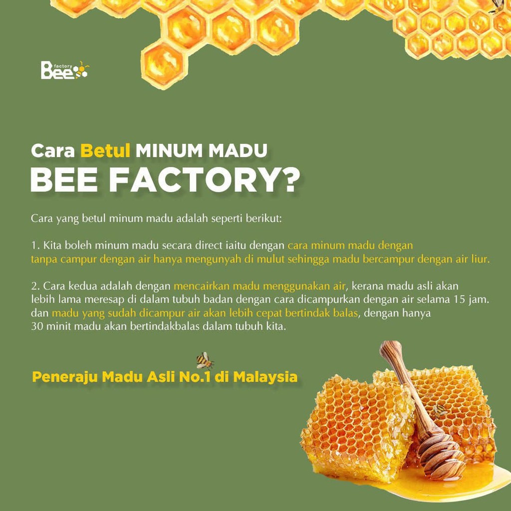 Shop Malaysia 01 Pure Honey Gold 1 4kg Madu Lebah Asli Madu Shuib Bee Factory Bumble Bee Madu Sarang Botol Shopee Singapore