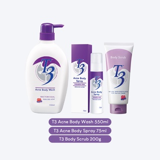T3 Acne Body Wash pH5.5 550mL