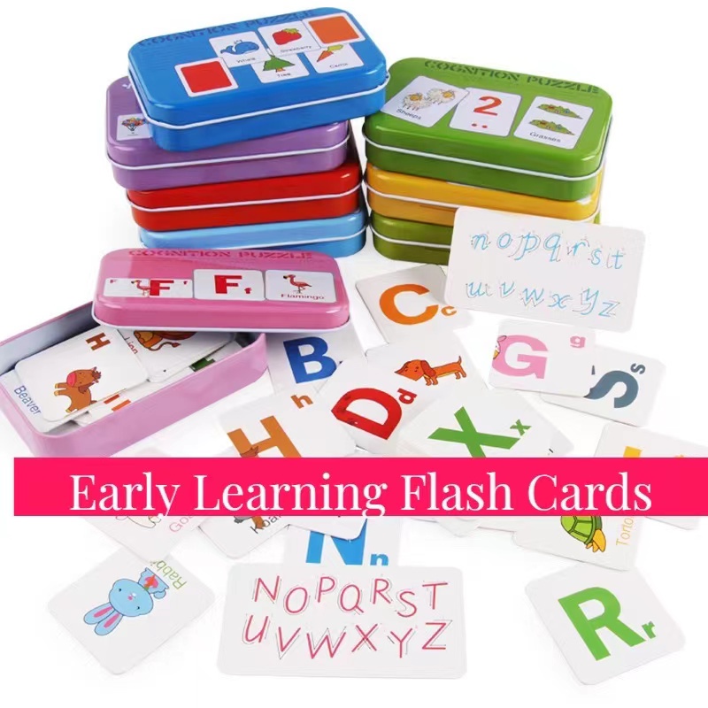 SG Seller| Mini Early Learning Flash Cards Matching Flash Cards ...