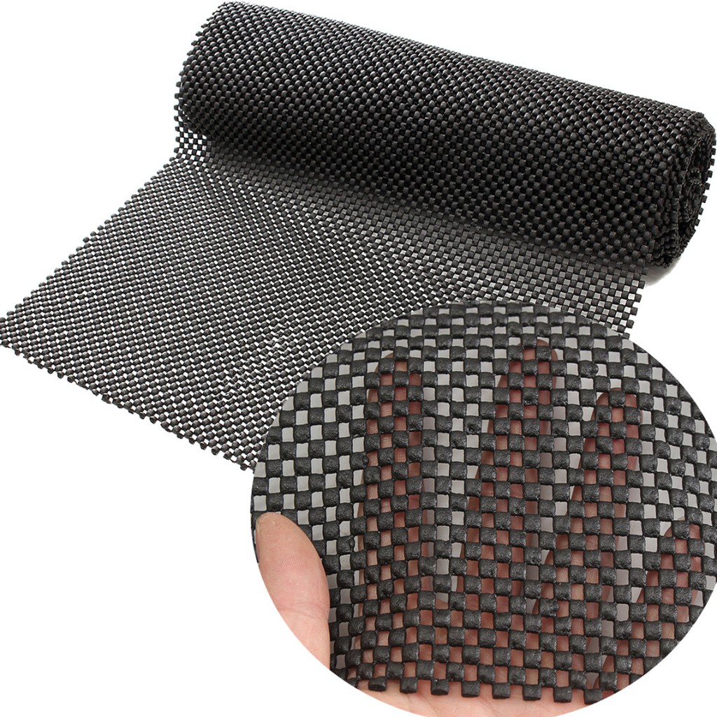 Black Non Slip Mat 120x30cm Roll Grip Mat Gripper Multi Purpose Anti Slip 