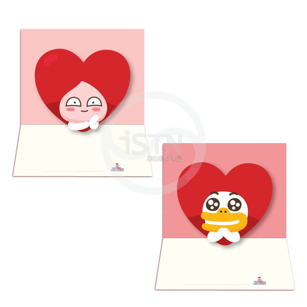 Kakao Friends Love Popup Card Thank You Cards Ryan Muzi Kakao Friends Love Popup Card Thank You Cards Ryan Muzi