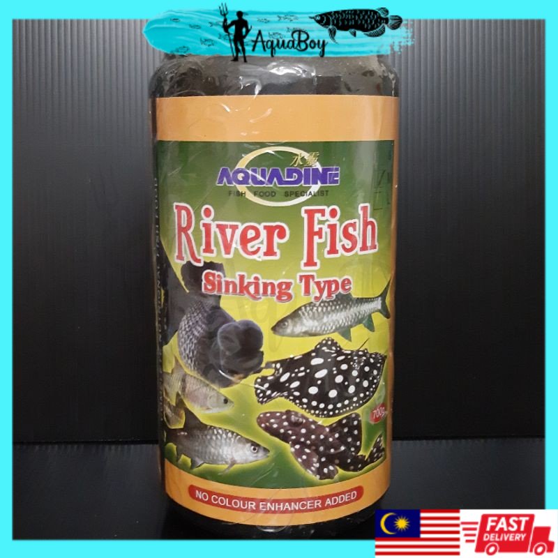 Aquadine RIVER FISH SINKING FISH FOOD PELLET Aquadene Shopee Singapore