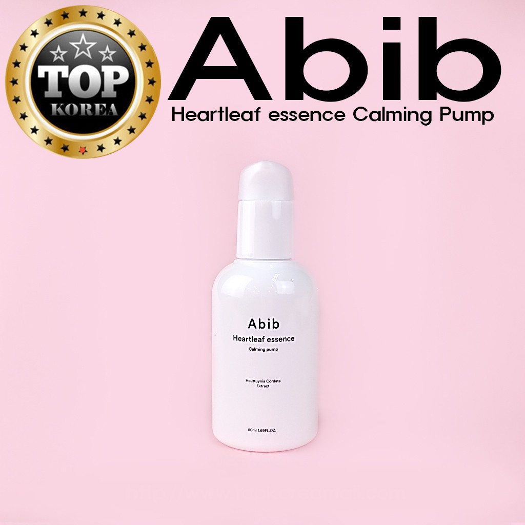 ABIB ★ Heartleaf Essence Calming Pump /50ml/TOPKOREA Shopee Singapore