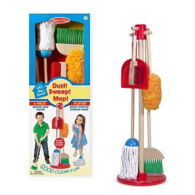 melissa and doug mop and broom set