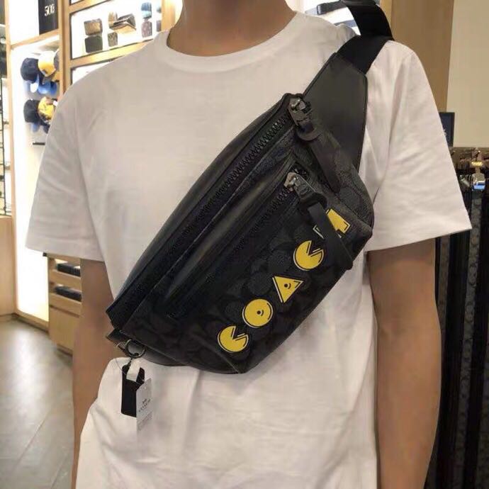 coach pac man fanny pack