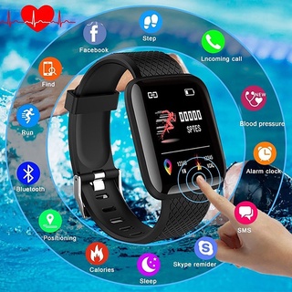 116Plus Color Screen Smart Watch Sleep Monitoring Watch D13 Real Time Heart Rate 1.3 Inch Sleep IP67 Waterproof Wristband Gift