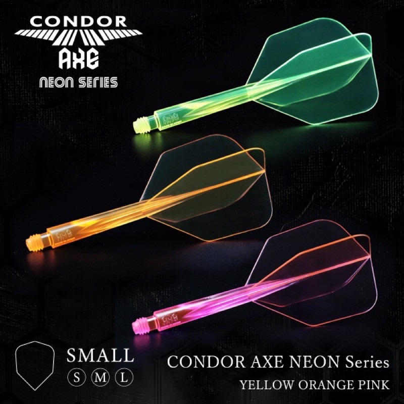 Condor Axe Neon Series • Shape / Standard • Dart Flights Darts Shafts • SGDARTS