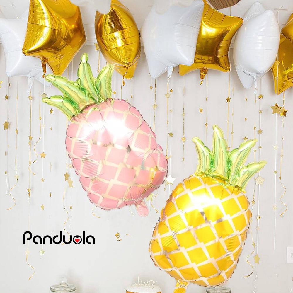 Celebrations & Occasions 4pcs Pineapple Aluminum Foil Balloons for