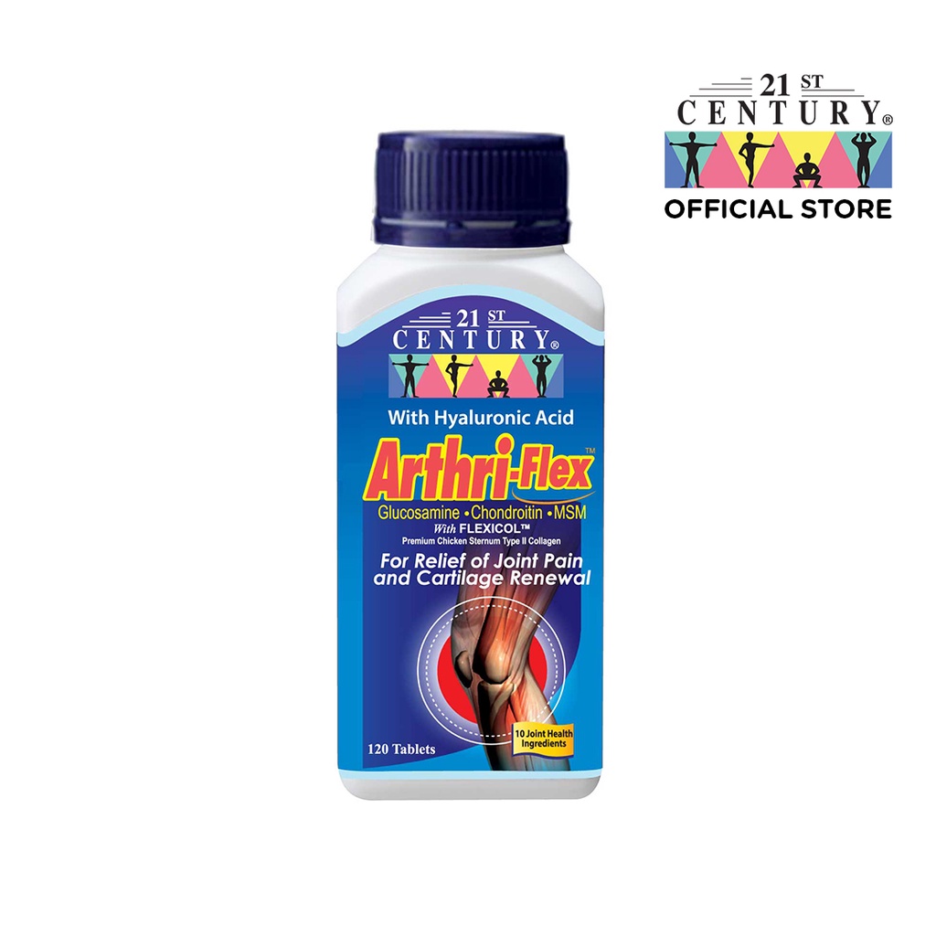 21st Century ArthriFlex 120 Tablets Glucosamine, Chondroitin, MSM