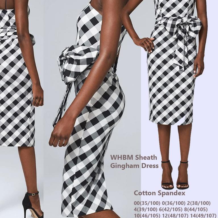 whbm gingham dress