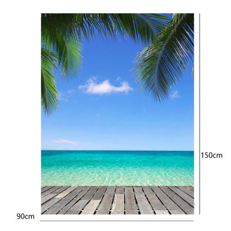 3x5ft Summer Beach Sea Blue Sky Studio Photography Background Photo Backdrop Bjfranchise Shopee Singapore