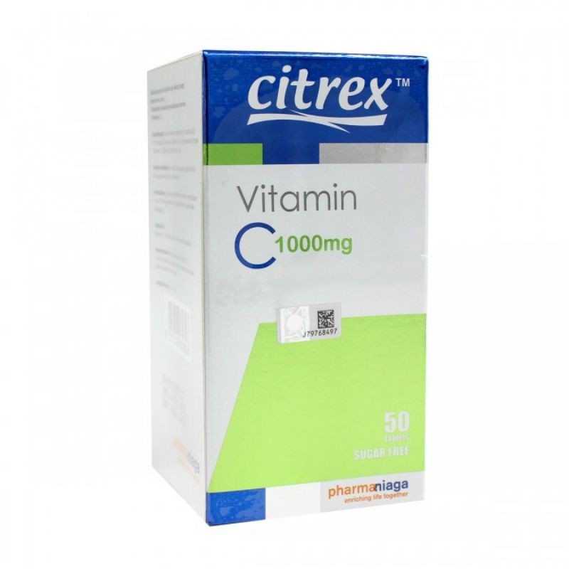 Citrex Vitamin C 1000mg Sugar Free 50 S Shopee Singapore