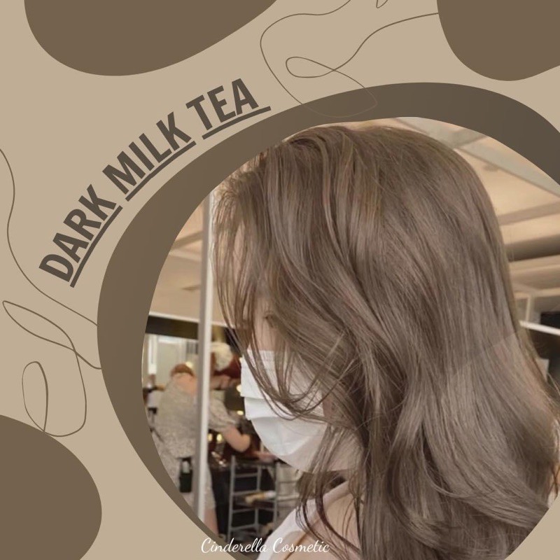 Dark Milk Tea Hair Color Rich Milk Tea Exclusive New Color Shopee Singapore