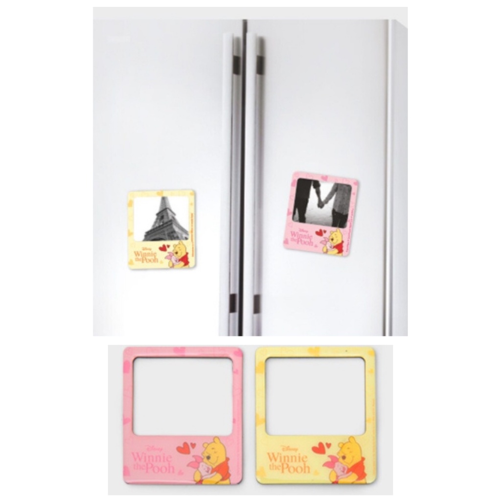 Daiso x Winnie the Pooh Magnet Photo Frame & 3Type Magnet