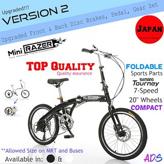 mini razor foldable bike