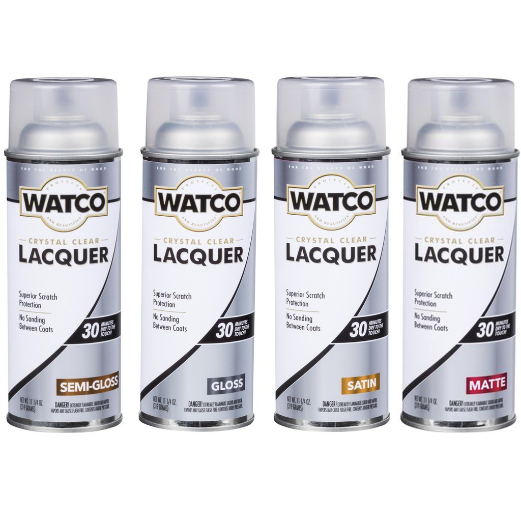 RustOleum Watco Lacquer Crystal Clear Wood Finish Spray Shopee Singapore