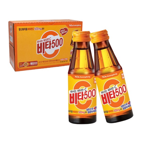[Kwangdong] Vita 500 100ml x 10btls 광동 비타500 100ml x 10병 Shopee Singapore