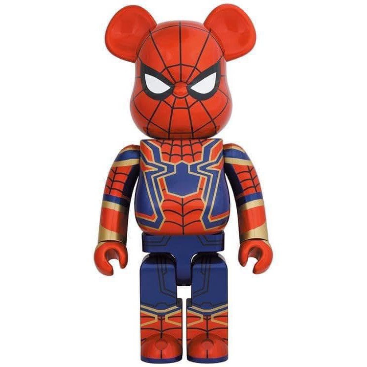 In Stock] BE@RBRICK x Marvel Iron Spider 1000% bearbrick spiderman 