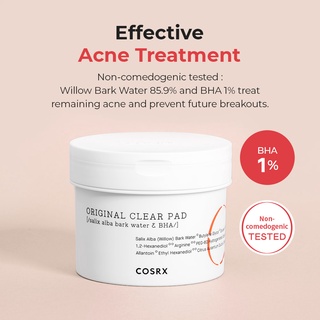 Image of thu nhỏ [COSRX OFFICIAL] [RENEWAL] One Step Original Clear Pad (70 pads), Willow Bark Water 85.9%, BHA 1.0%, Acne Toner Pads for acne-prone, oily Skin #1