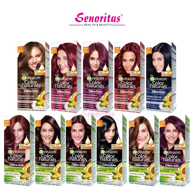 Garnier Color Natural Cream Hair Color | Shopee Singapore