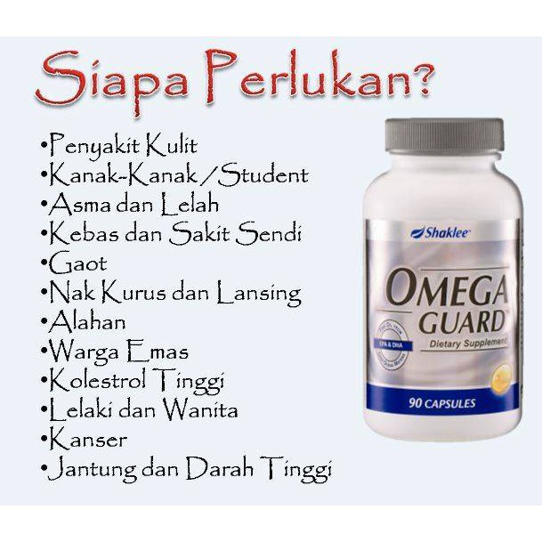 Shaklee Omega Guard 90 Capsules Shopee Singapore