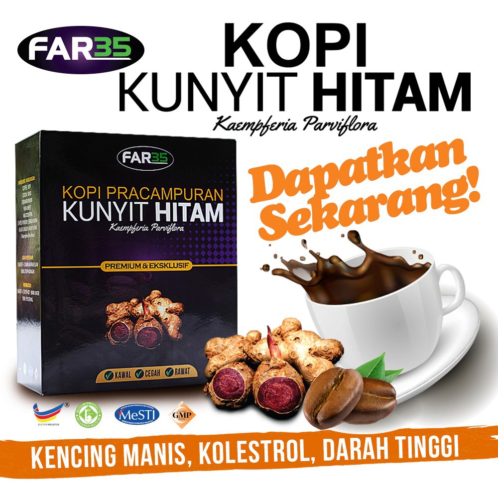 100 Black Ginger Coffee Hot Sale Kunyit Hitam Shopee Singapore