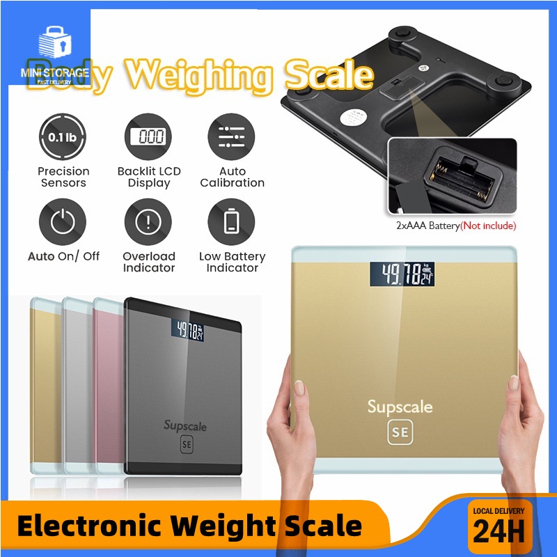 [SG Stock]Smart Digital Weight Scale Bathroom LED Body Bathroom