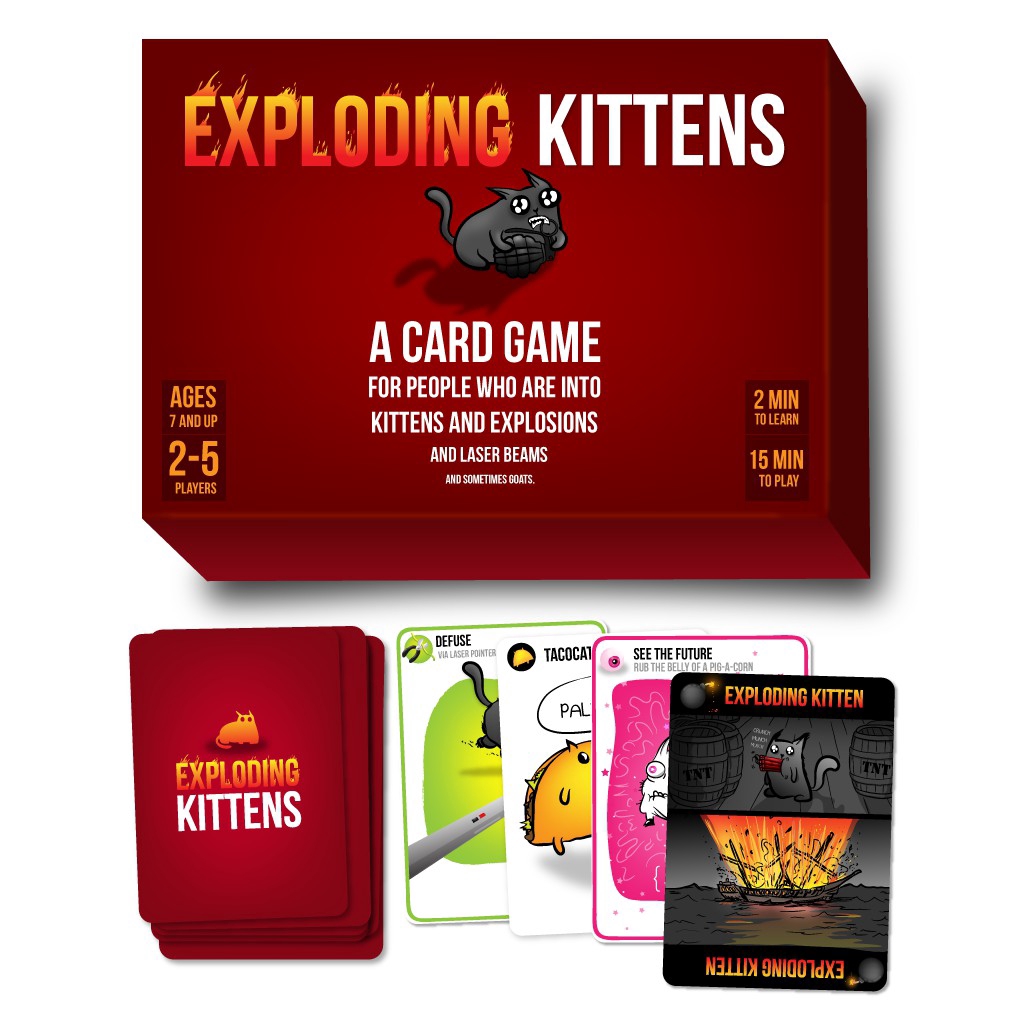 Exploding Kittens Card Game Shopee Singapore