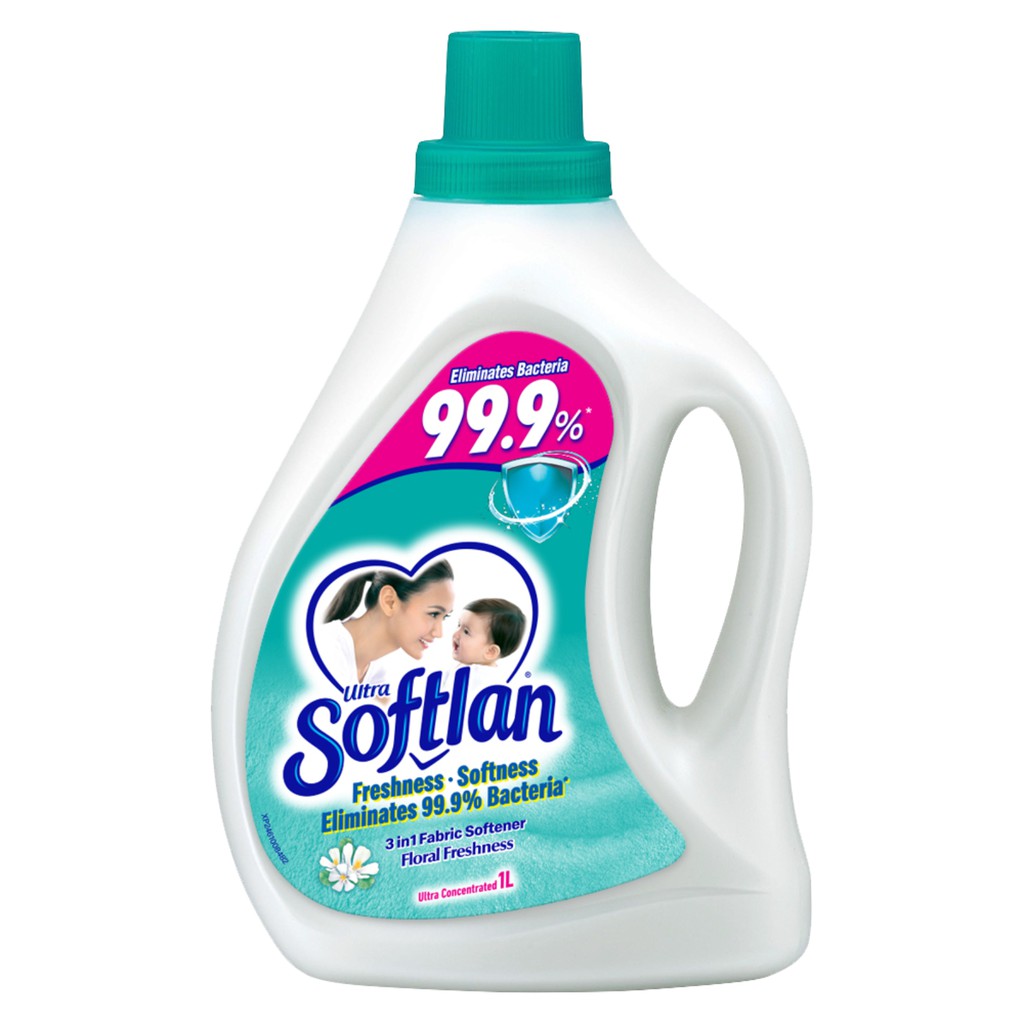 Softlan Ultra Antibacterial Concentrated Fabric Softener 1L Shopee