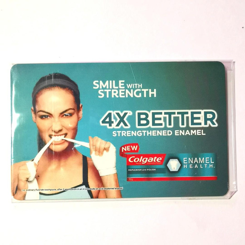 COLGATE Smile with Strength Green Ezlink Ez-Link Card *collectible ...