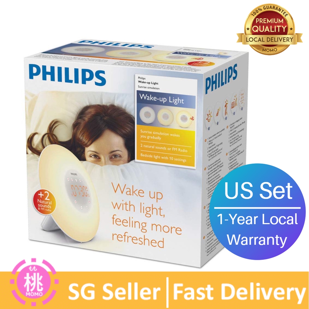 Philips Wake Up Light (US Set) Alarm Clock with Sunrise Simulation