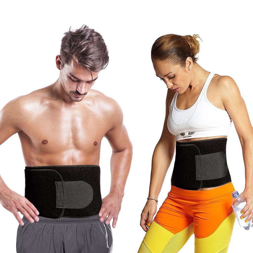 Sweat Waist Trainer Trimmer Adjustable Breasted Lower Belly, 51% OFF