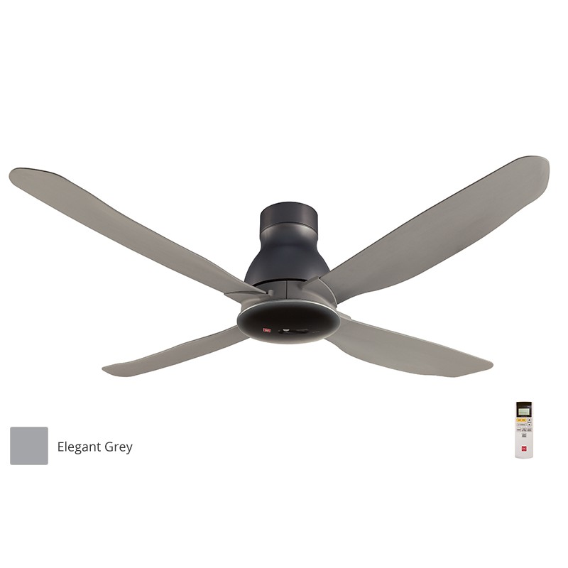 Kdk Ceiling Fan 4 Blade Grey No Led Shopee Singapore