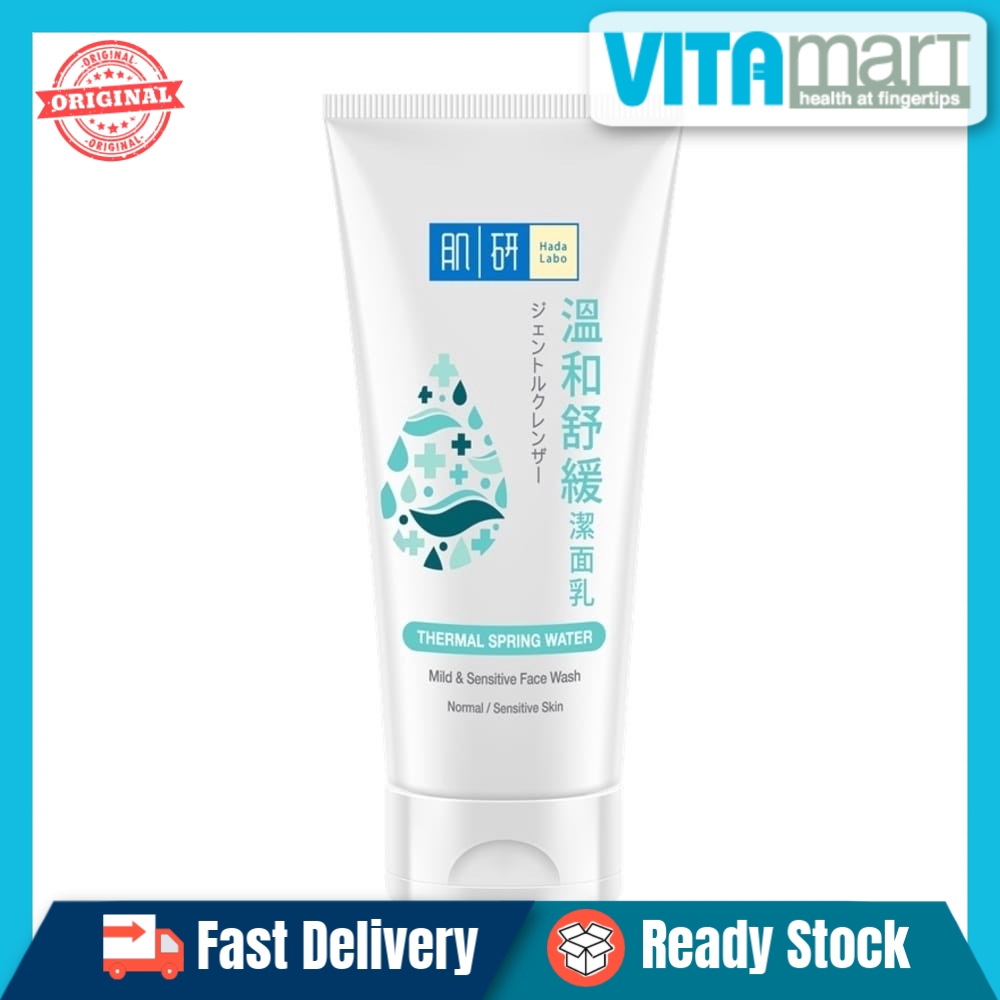 hada labo mild & sensitive face wash