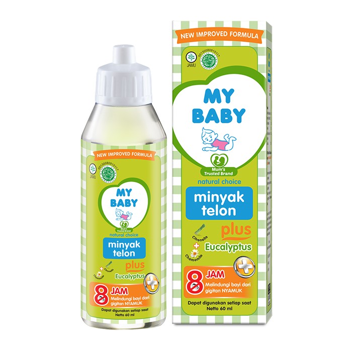 My Baby Minyak Telon  Oil Plus 60ml Shopee Singapore