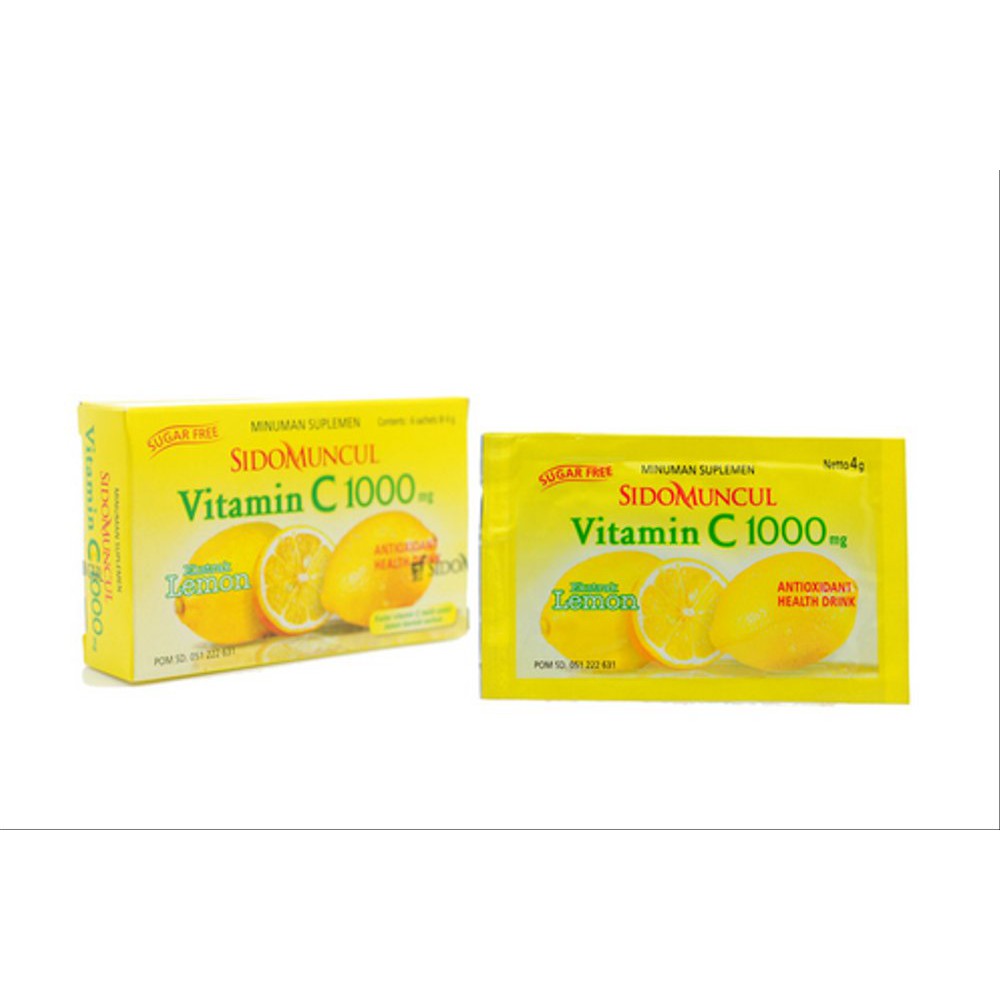 Sidomuncul Vitamin C 1000 Mg 6 S 4gm X 2 Shopee Singapore