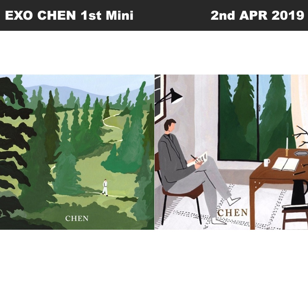 Exo Chen April And A Flower 1st Mini Album Random Cd Photobook Photocard Etc Shopee Singapore