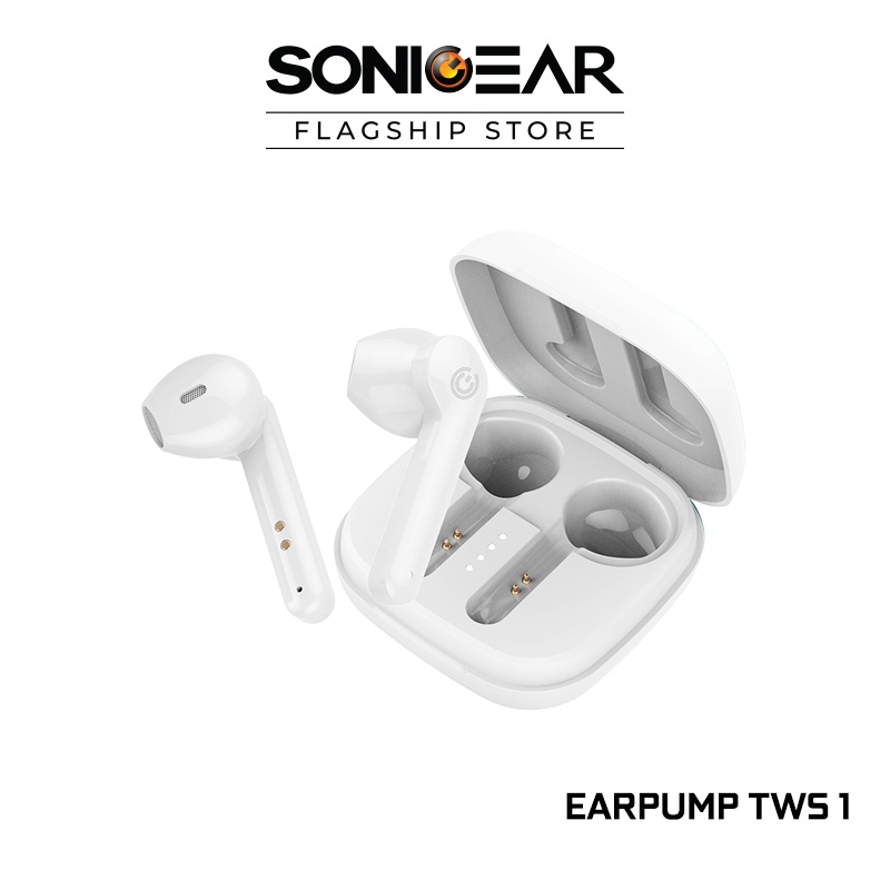 SonicGear Bluetooth イヤホンEARPUMP TWS 1 Black 2022春夏新作