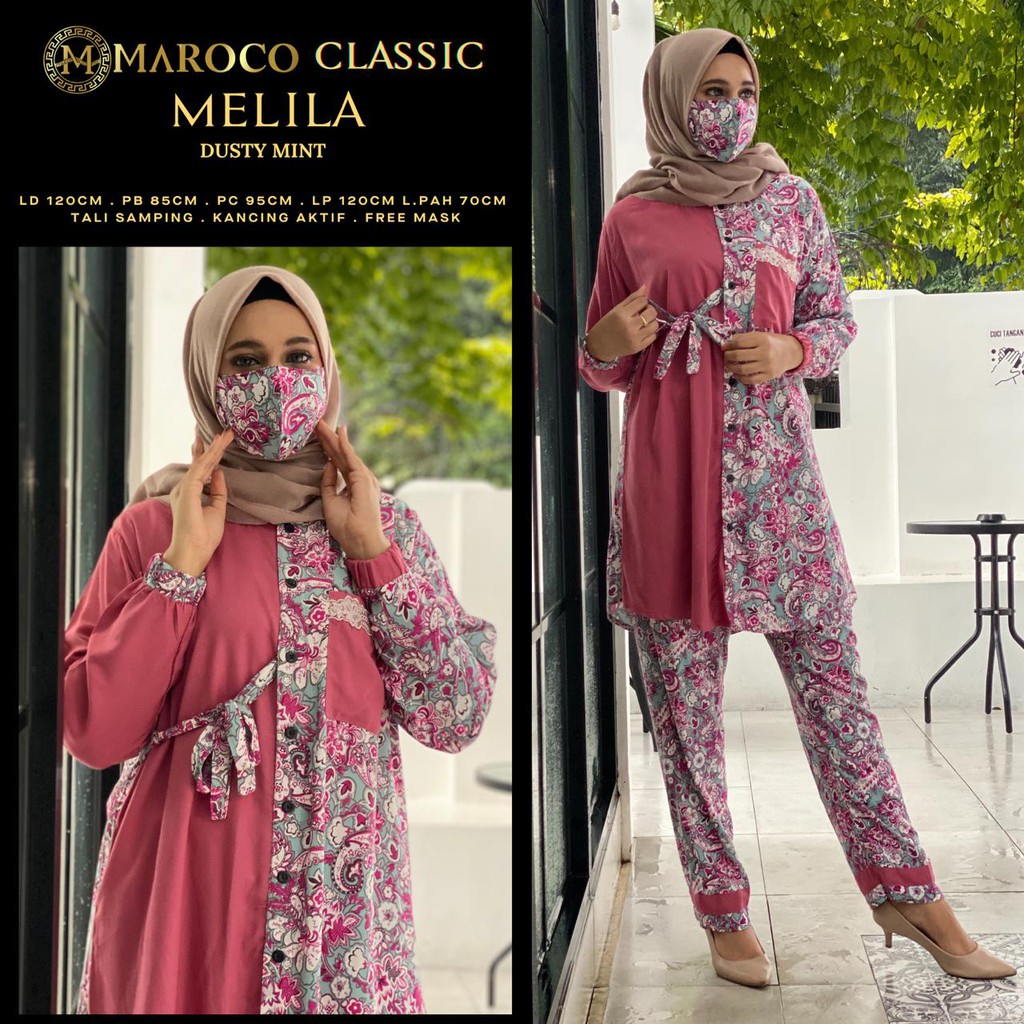 Arabic Arabic House Dress Maroco Mella Classic By Maroco Ori Shopee Singapore