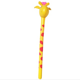 Phoneacc 1Pc Giraffe Frog Animal Inflatable Air Stick Blow Bar Party Kids Cheer up Props #1