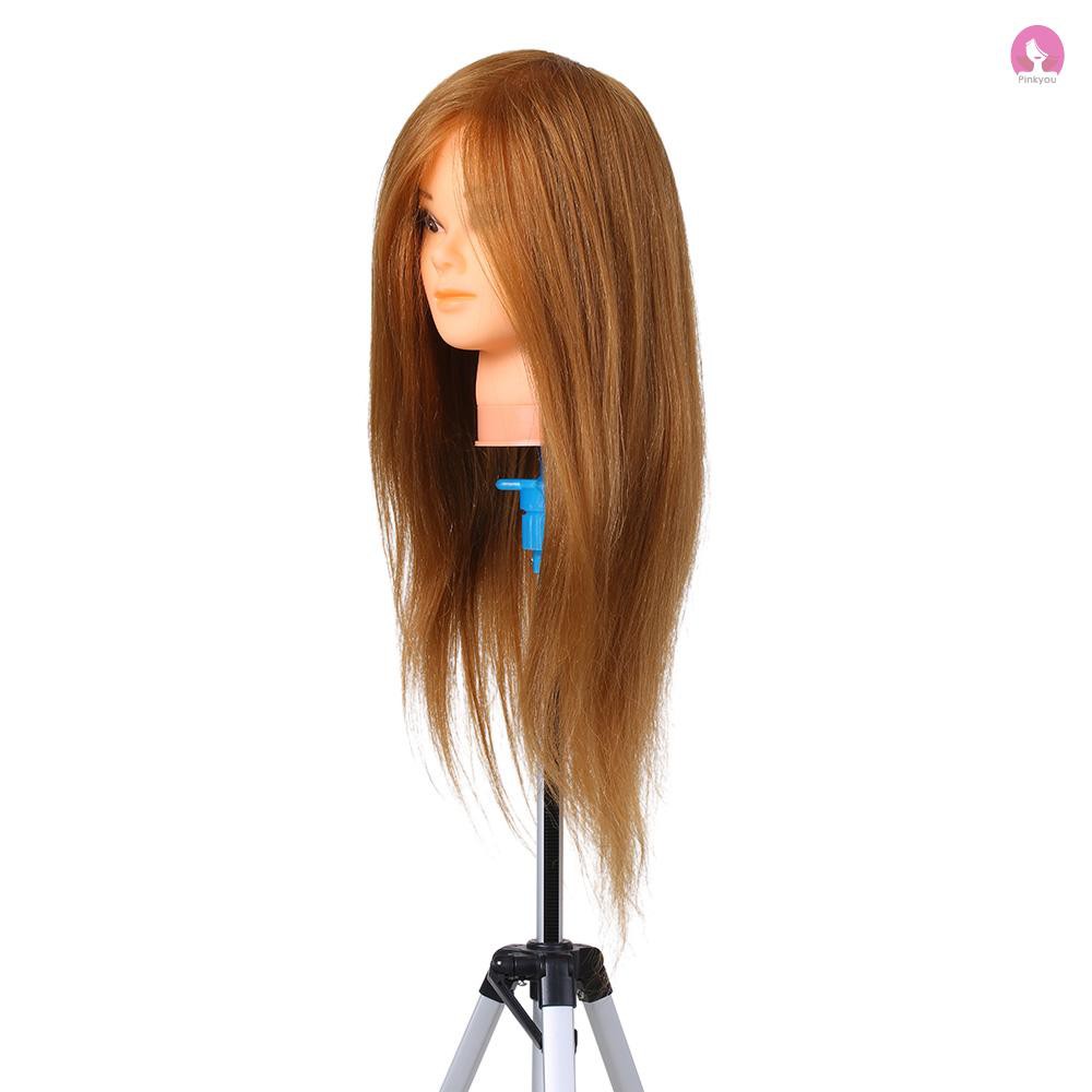 Hairdresser Training Practice Head Mannequin Head Real Hair Cosmetology  Doll Head Manikin Head Pract | Shopee Singapore