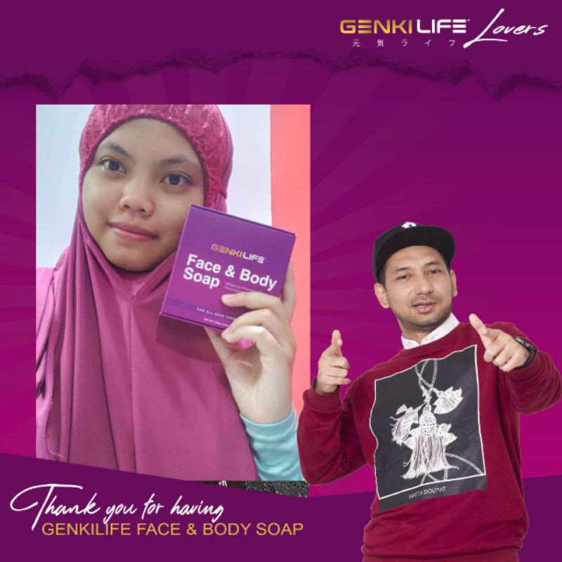 Best Seller Genkilife Face And Body Soap Sabun Muka Badan Zizan Razak Shopee Singapore